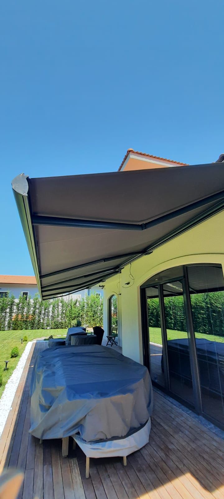 Kasetli Kol Tente — Motorlu